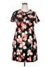 Assorted Brands Floral Black Casual Dress Size XXL (estimated) - photo 1