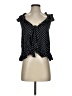 Walker & Wade 100% Rayon Polka Dots Black Sleeveless Blouse Size S - photo 1