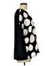Grace Polka Dots Black Long Sleeve Blouse Size L - photo 4