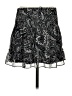 Aqua 100% Polyester Paisley Black Formal Skirt Size S - photo 2