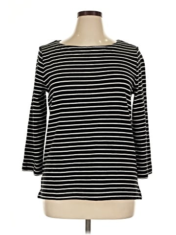 Ann Taylor LOFT Outlet 3/4 Sleeve T-Shirt (view 1)