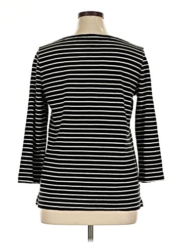 Ann Taylor LOFT Outlet 3/4 Sleeve T-Shirt (view 2)