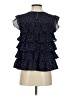 Skies Are Blue 100% Polyester Blue Sleeveless Blouse Size XS - photo 2