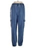 Express Blue Cargo Pants Size M - photo 2