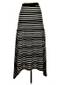 Rag & Bone Stripes Black Casual Skirt Size S - photo 2