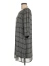 Luxology 100% Polyester Plaid Gray Casual Dress Size 6 - photo 5