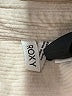 Roxy 100% Cotton Solid Ivory 3/4 Sleeve Button-Down Shirt Size M - photo 7