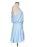Assorted Brands 100% Polyester Solid Blue Casual Dress Size L - photo 4