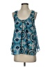Meadow Rue 100% Polyester Teal Sleeveless Blouse Size S - photo 1