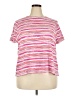 Studio Works 100% Cotton Pink Short Sleeve Top Size 3X - photo 1