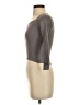 Shein Gray 3/4 Sleeve Top Size S - photo 5