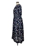 Talbots 100% Rayon Floral Blue Casual Dress Size 14 - photo 5