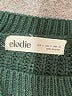 Elodie 100% Acrylic Solid Green Pullover Sweater Size S - photo 7
