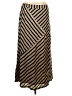 Cato Stripes Tan Casual Skirt Size L - photo 1