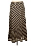 Cato Stripes Tan Casual Skirt Size L - photo 2