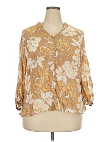 Mlle Gabrielle 3/4 Sleeve Blouse (view 1)