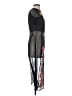Never Fully Dressed 100% Polyamide Graphic Black Cocktail Dress Size S - photo 4