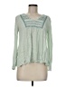 wonderly Green Long Sleeve Blouse Size M - photo 1