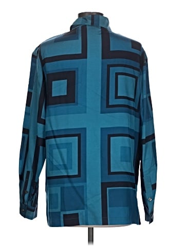 Doncaster Collection Long Sleeve Silk Top (view 2)