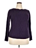 Croft & Barrow 100% Acrylic Purple Pullover Sweater Size XXL - photo 1