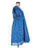 Rhode 100% Cotton Blue Casual Dress Size M - photo 4