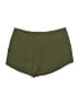 Alice + Olivia Solid Green Shorts Size 4 - photo 2