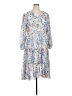 Joie 100% Polyester Print Blue Casual Dress Size XL - photo 1