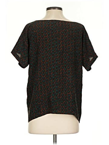Gemma Short Sleeve Silk Top (view 2)