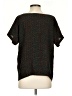 Gemma 100% Silk Black Short Sleeve Silk Top Size XS - photo 2