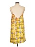 Buddy Love 100% Polyester Graphic Yellow Cocktail Dress Size L - photo 2