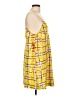Buddy Love 100% Polyester Graphic Yellow Cocktail Dress Size L - photo 4