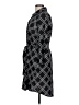Mlle Gabrielle Argyle Black Casual Dress Size L - photo 5