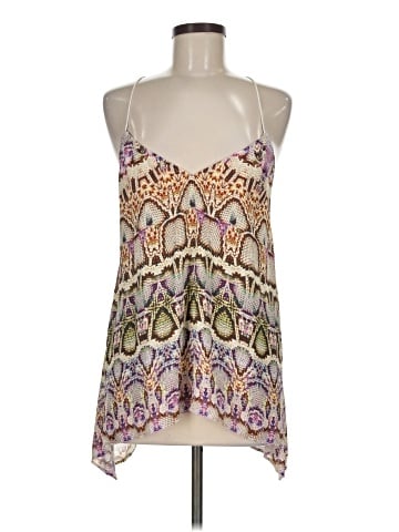 Lavender Brown Sleeveless Blouse (view 1)