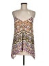 Lavender Brown 100% Polyester Tan Sleeveless Blouse Size M - photo 1
