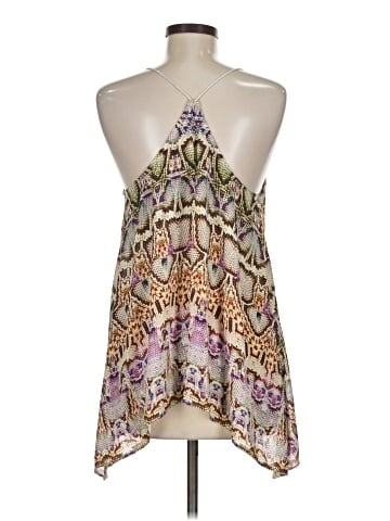 Lavender Brown Sleeveless Blouse (view 2)