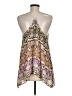 Lavender Brown 100% Polyester Tan Sleeveless Blouse Size M - photo 2