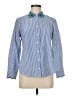 J.Crew 100% Cotton Stripes Blue Long Sleeve Button-Down Shirt Size 8 - photo 1