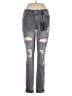 Refuge Hearts Gray Jeans Size 8 - photo 1