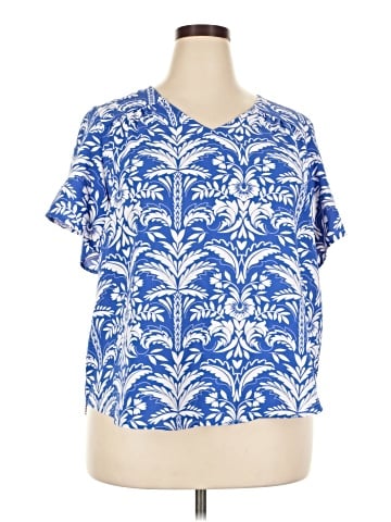 Croft & Barrow Short Sleeve Blouse (view 1)