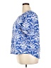 Croft & Barrow 100% Polyester Blue Short Sleeve Blouse Size XXL - photo 5