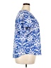 Croft & Barrow 100% Polyester Blue Short Sleeve Blouse Size XXL - photo 4