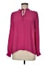 Octavia 100% Polyester Pink Long Sleeve Blouse Size M - photo 1