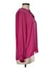 Octavia 100% Polyester Pink Long Sleeve Blouse Size M - photo 4