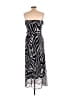 L8ter 100% Polyester Animal Print Black Cocktail Dress Size L - photo 2