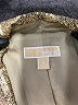 MICHAEL Michael Kors 100% Polyester Metallic Gold Blazer Size 2 - photo 6