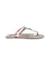 MICHAEL Michael Kors 100% Pvc Silver Flip Flops Size 9 - photo 1