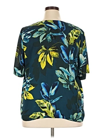Worthington Short Sleeve Blouse (view 2)