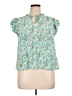 Vineyard Vines Green Short Sleeve Blouse Size XL - photo 1