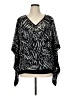 Valerie Stevens Black Short Sleeve Blouse Size XL - photo 1