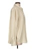 Gap 100% Polyester Solid Ivory Long Sleeve Blouse Size L - photo 4